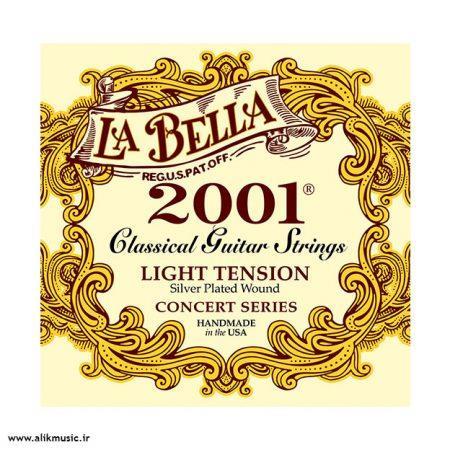 سیم گیتار کلاسیک La Bella-2001 (غیر اصلی) La Bella 2001 light tension